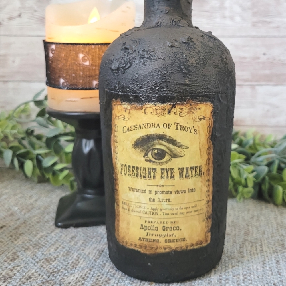 Apothecary bottle * spooky decor * dark & moody decor * academia
